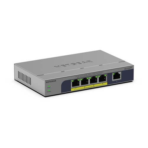 5PT GB UNMANAGED SWCH W/POE+ (GS105PP)